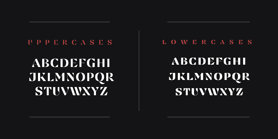 Findel Display is a  single  font family.