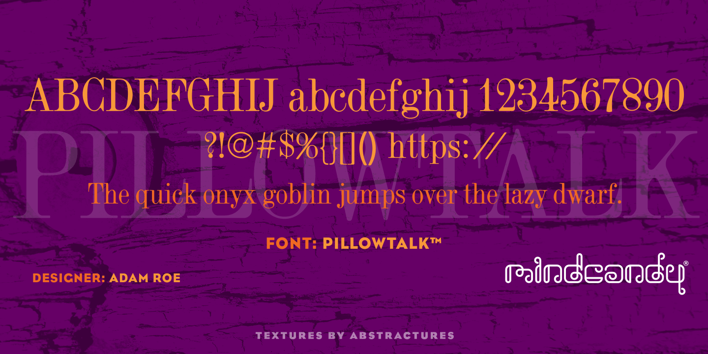 Pillowtalk™ Font