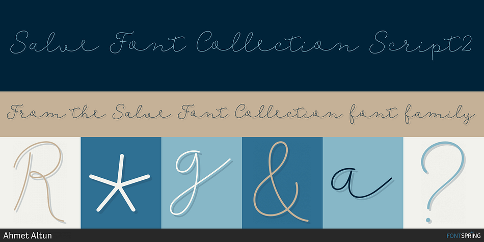 Salve Font Collection Script2 Font