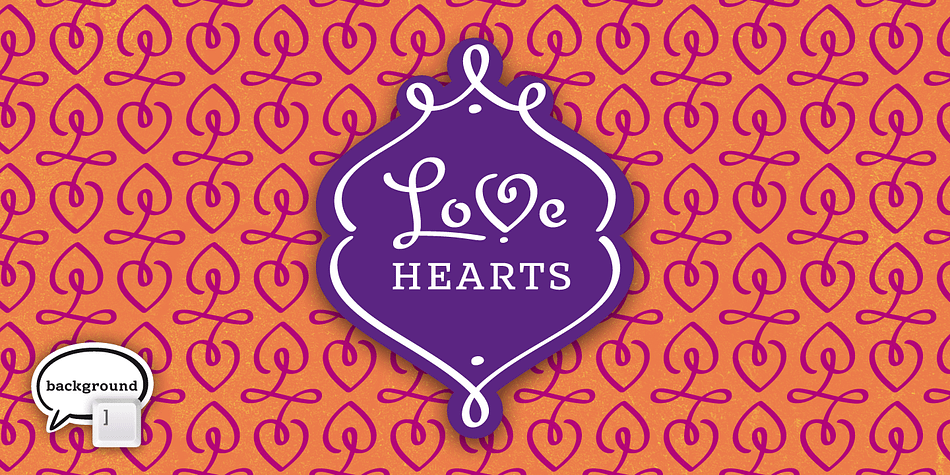 A lovely valentine inspired set of calligraphic ornaments and frames including seamless borders and patterns.