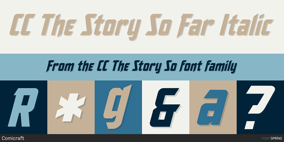 CC The Story So Far Italic Font
