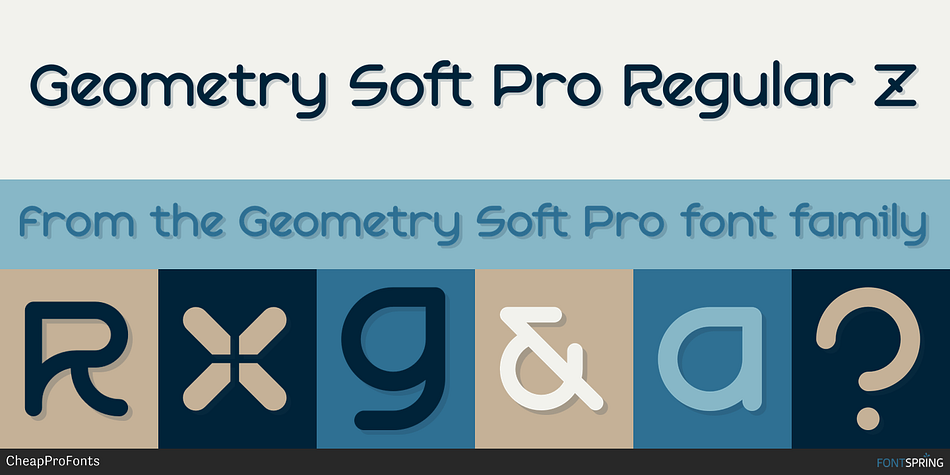 Geometry Soft Pro Regular Z Font