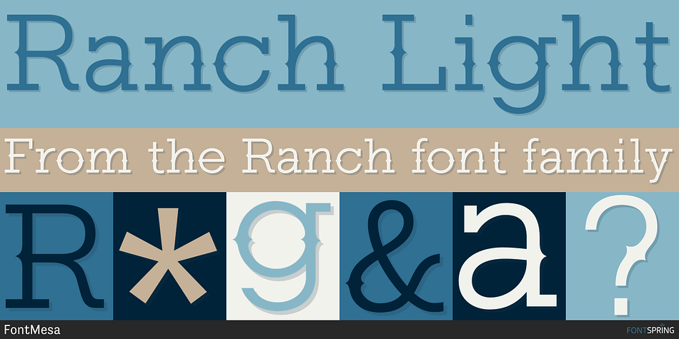 Ranch Light Font