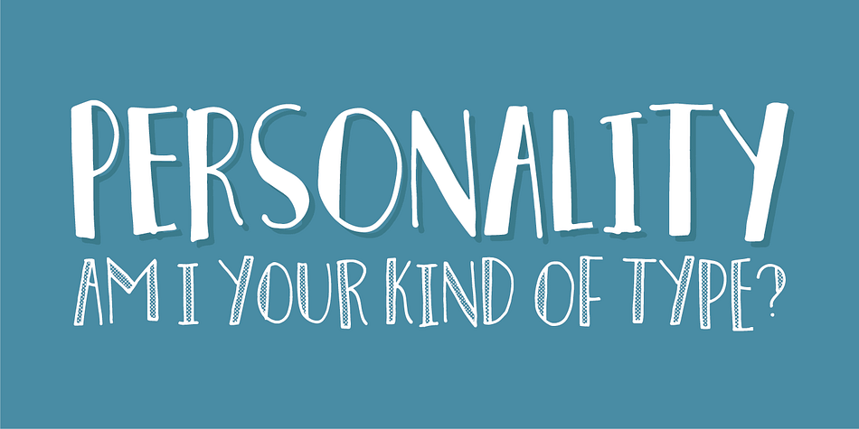 Personality is my art deco inspired all caps font.
