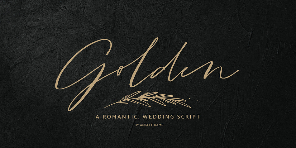 Golden Script Font