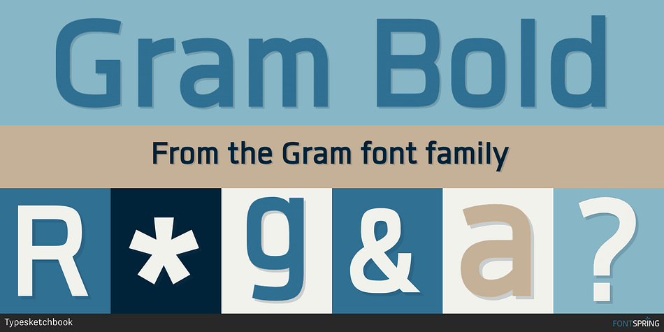 Gram Bold Font