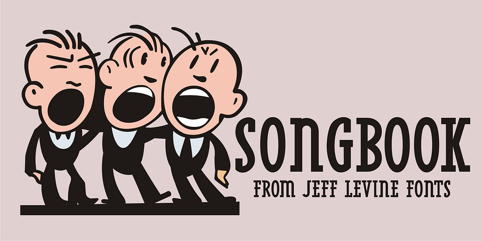 Songbook JNL is based on a promotional blurb from the back of a piece of vintage sheet music.