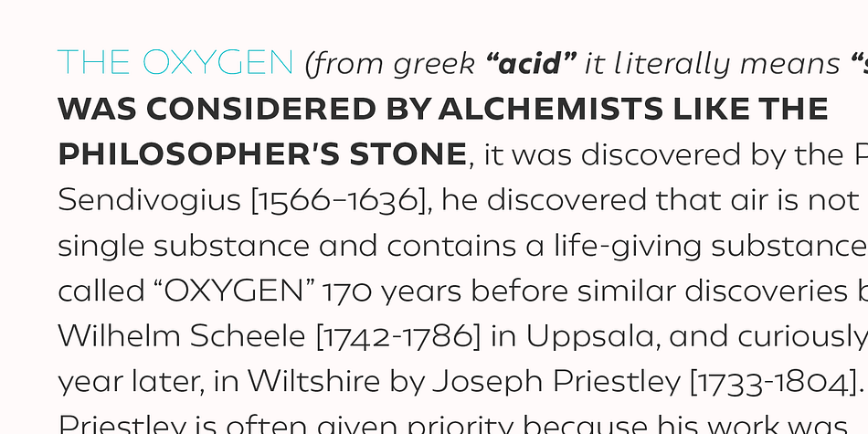 Highlighting the Geometrica font family.