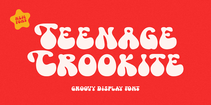 Teenage Crookite font family by Teenage Foundry
