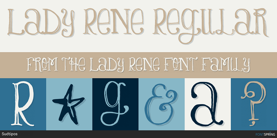 Lady Rene Regular Font