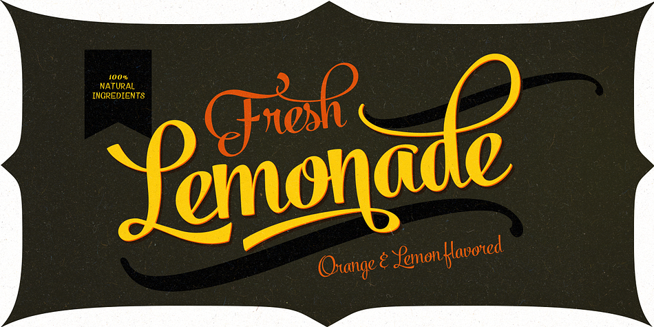 Emphasizing the favorited Powder Script font family.