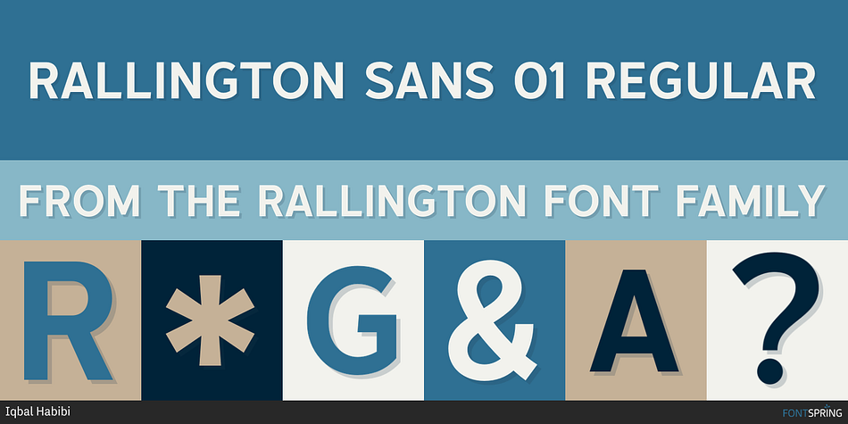 Rallington Sans 01 Regular Font