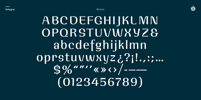 Integra Font