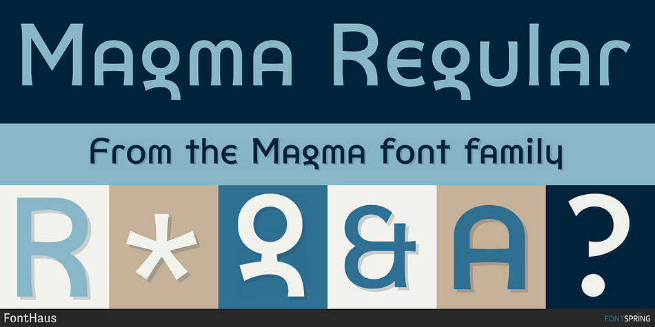 Magma Regular Font