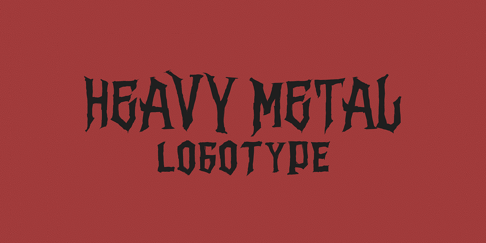 Vertigo Death font family sample image.