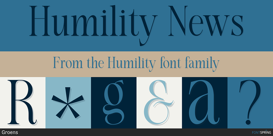 Humility News Font