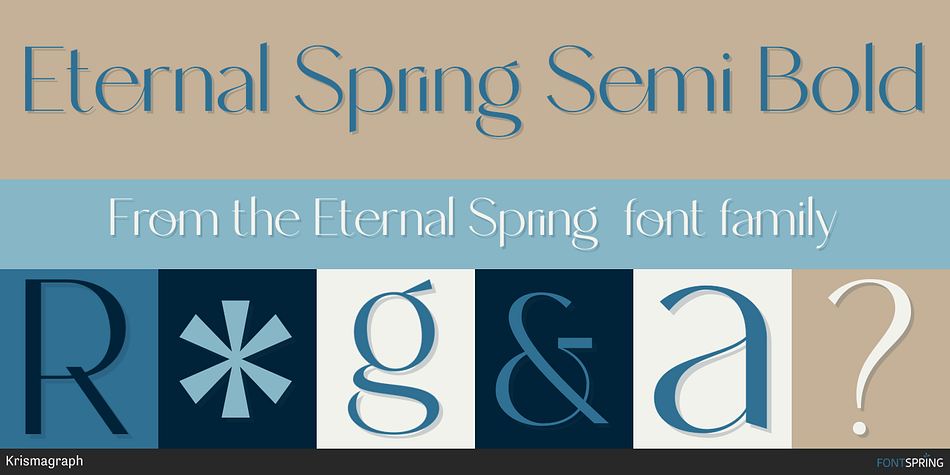 Eternal Spring Semi Bold Font