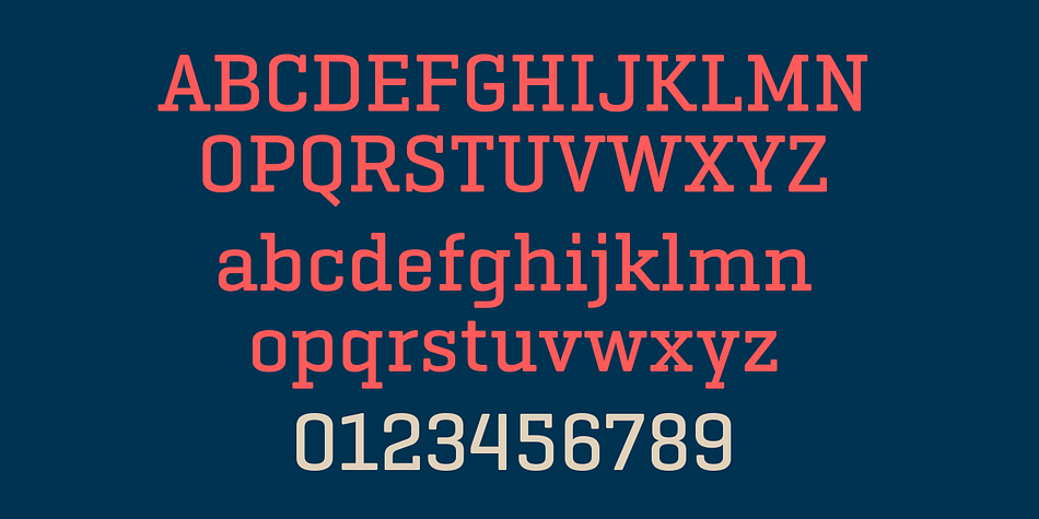 Geogrotesque Slab is a a fourteen font family.