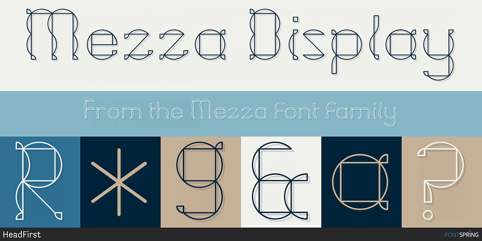 Mezza Display Font