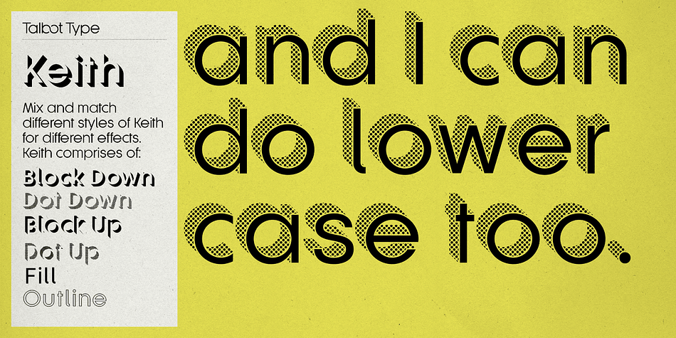 Displaying the beauty and characteristics of the Keith font family.