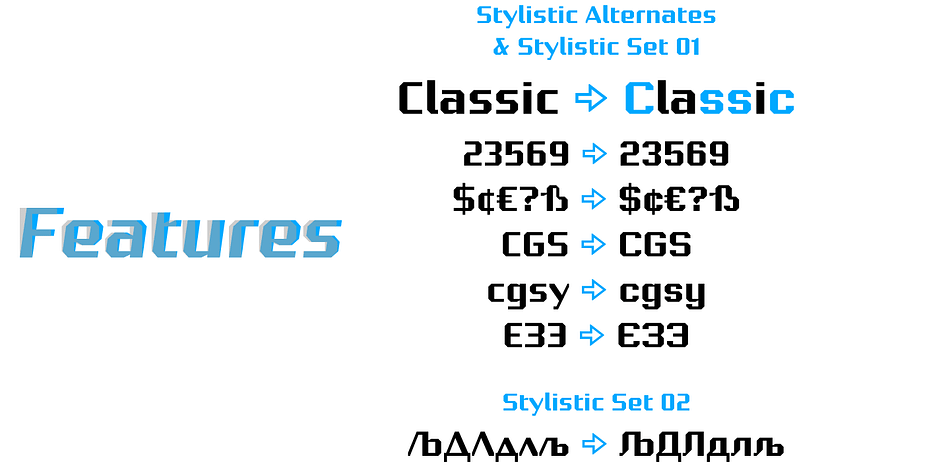 Robotesqa 4F is a an eight font family.