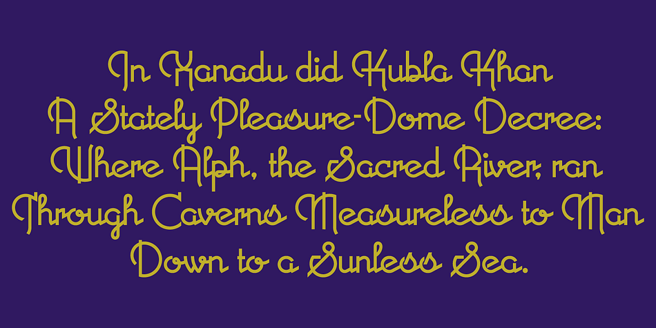 Always eager to create something a little out of the ordinary, he took up the challenge to flesh out the forms into a complete font.