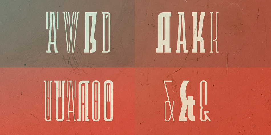 Lichtspielhaus Slab font family sample image.