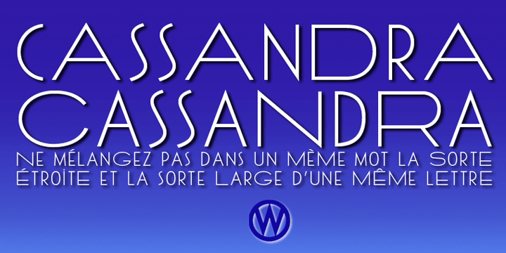 »Cassandra Plus« is my revised version of »Cassandra«, it can now be used all over Europe except Greece and Russia.