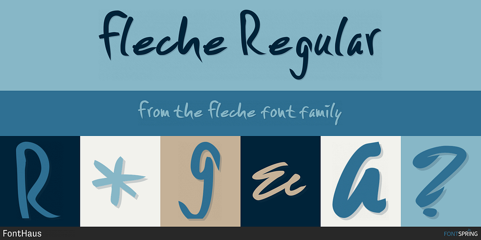 Fleche Regular Font
