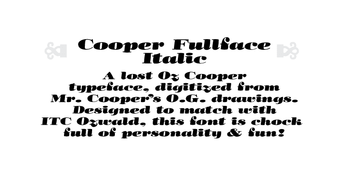 At the end of 1927, Oswald Bruce Cooper yearned to create a heavy “modern” face- akin to Broadway and other display types in height and proportion, but more nuanced while being a dense, black type.