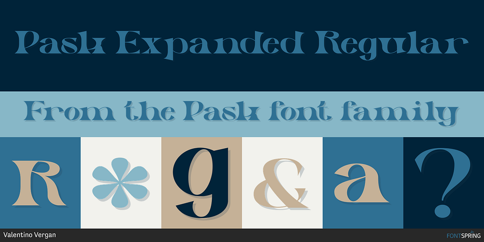 Pask Expanded Regular Font