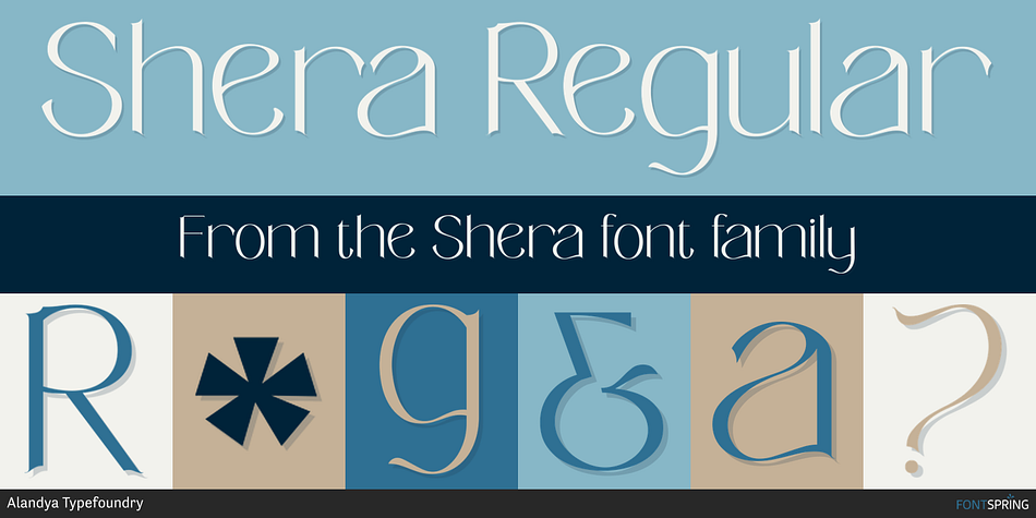 Shera Regular Font