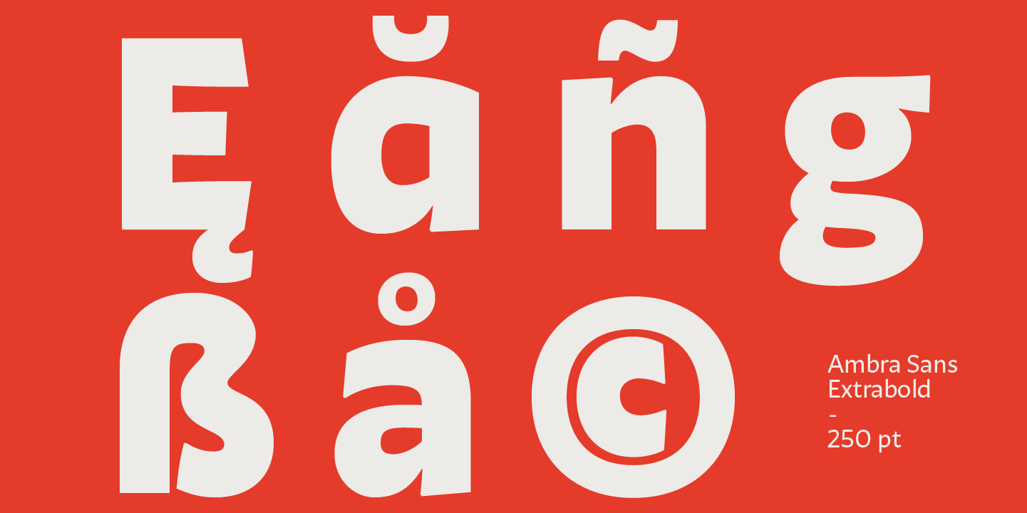 Ambra Sans Font, Webfont & Desktop