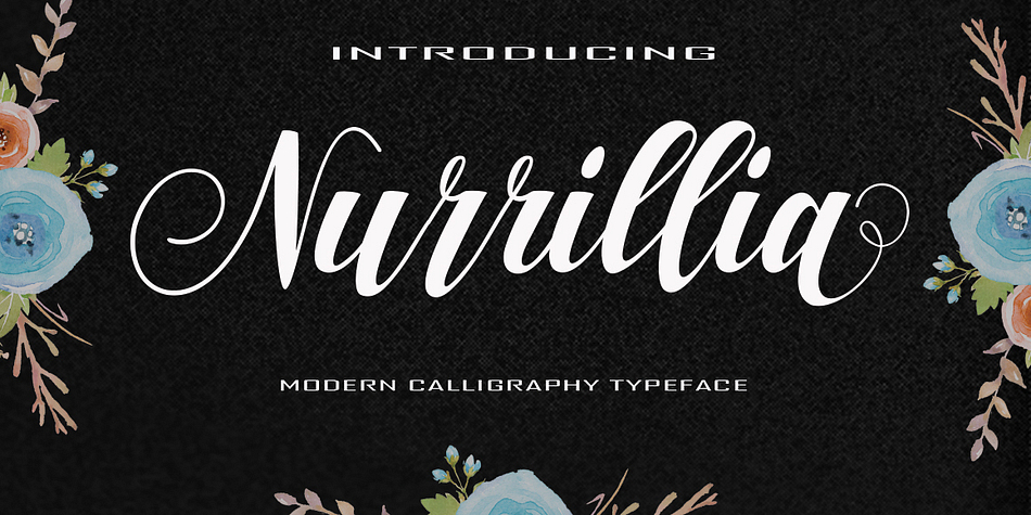 Nurrillia is a hand drawn script font.