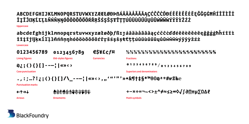 Aubusson font family sample image.