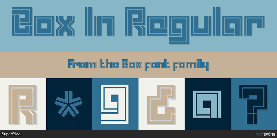 Box In Regular Font