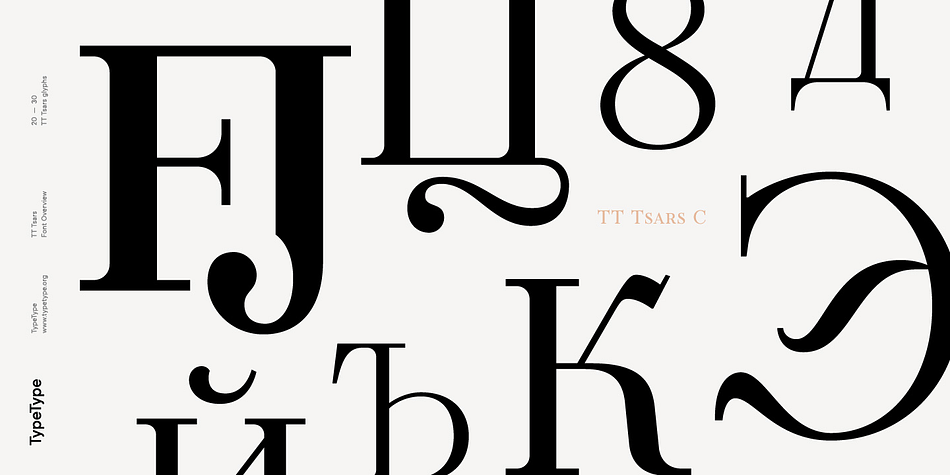 TT Tsars Font