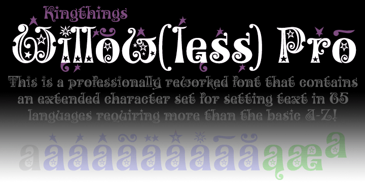 I have cleaned up all the outlines, redesigned the F (which looked more like a J), tweaked some more letters and then expanded the font with the usual multilingual glyphs.