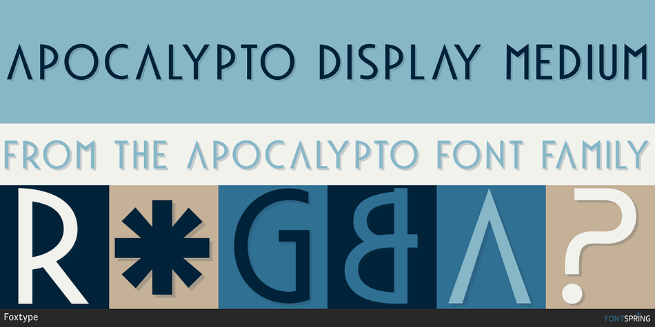 Apocalypto Display Medium Font