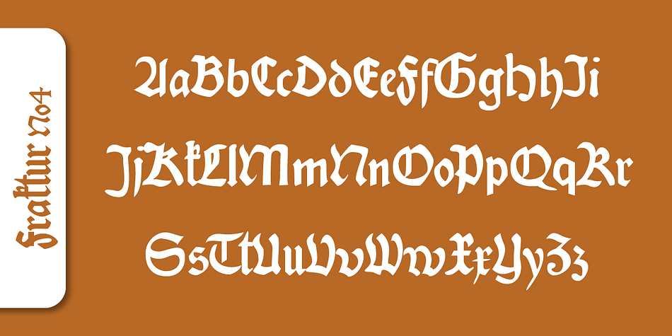 Starting in the 16th century and lasting well into the 20th century, most works in Germany were printed using blackletter types.