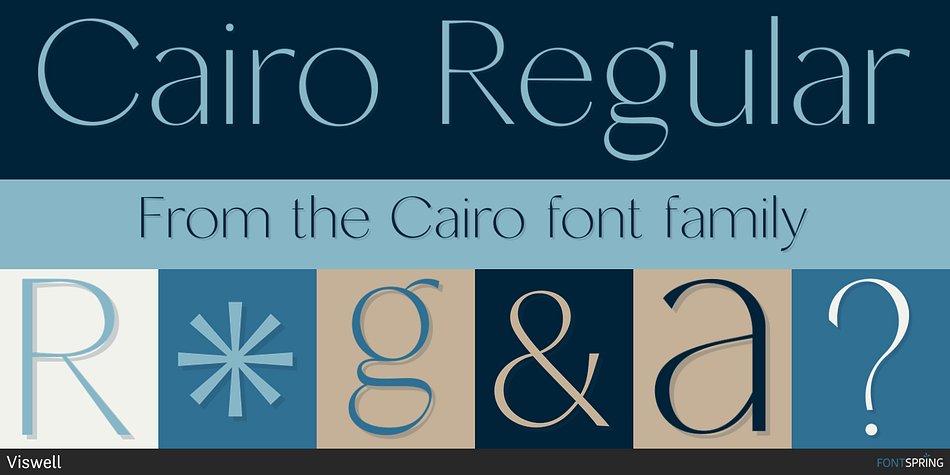 Cairo Regular Font