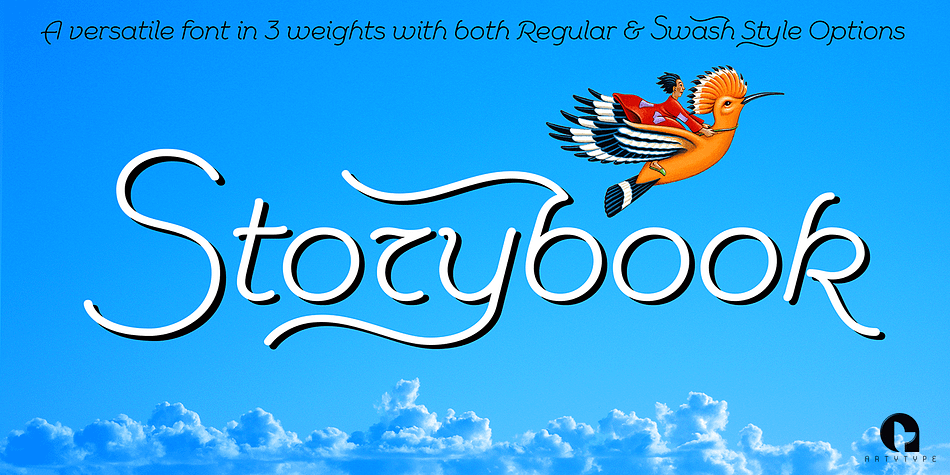 Storybook is a friendly informal script with rounded features and a generous x-height for enhanced legibility.