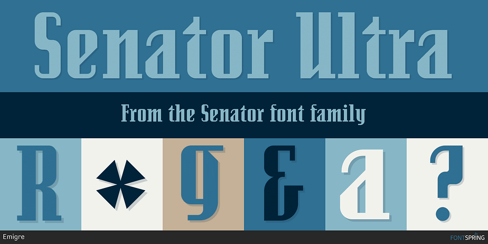 Senator Ultra Font