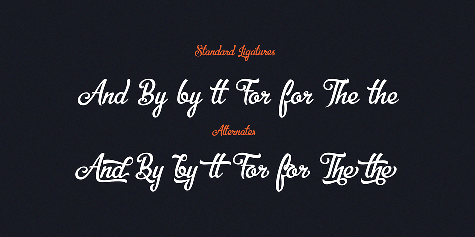 These are available through OpenType features.