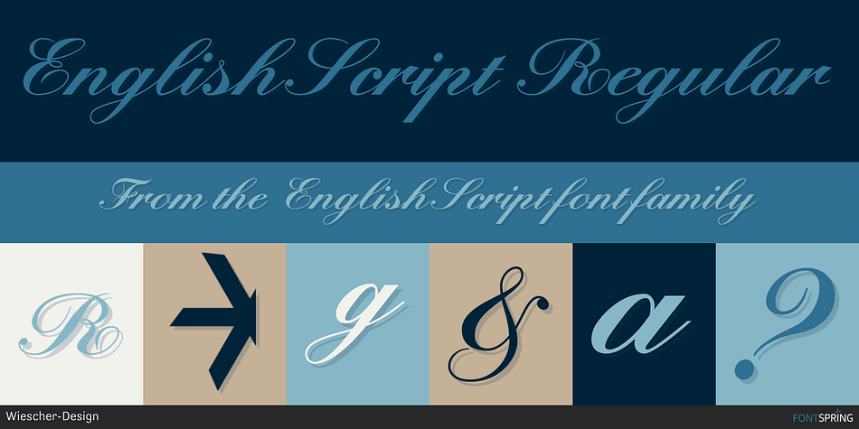 EnglishScript Regular Font