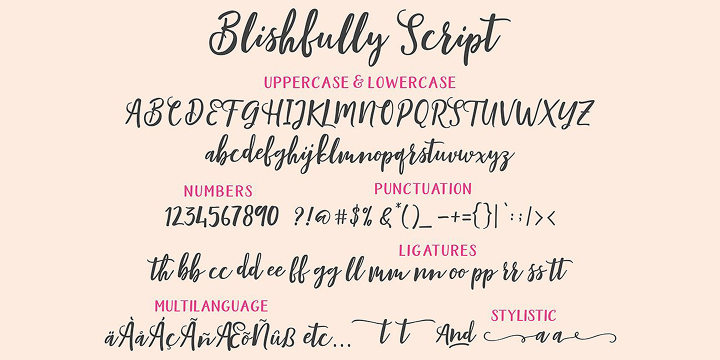 Blishfully Font