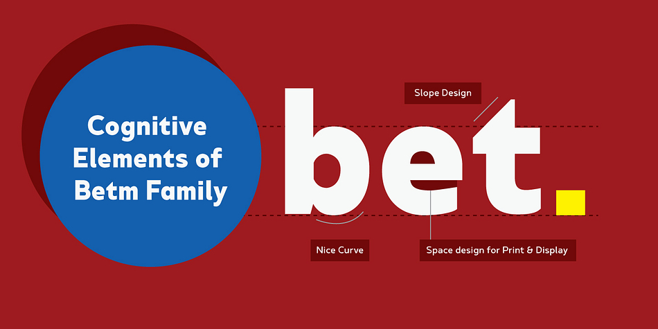 Betm font family example.