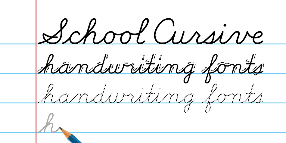 school-cursive-font