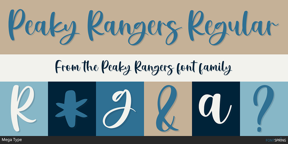 Peaky Rangers Regular Font