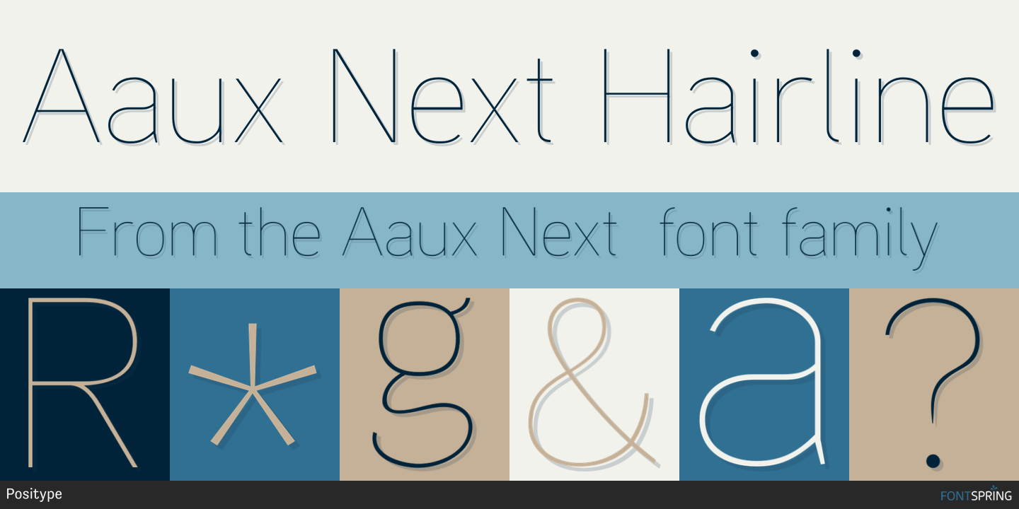 Fonts similar to Aaux Next